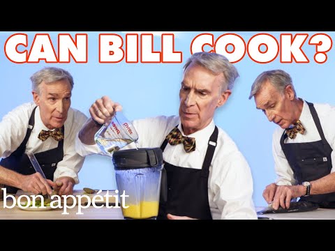 Can Bill Nye Cook? 7 Kitchen Challenges | Culinary Schooled | Bon Appétit