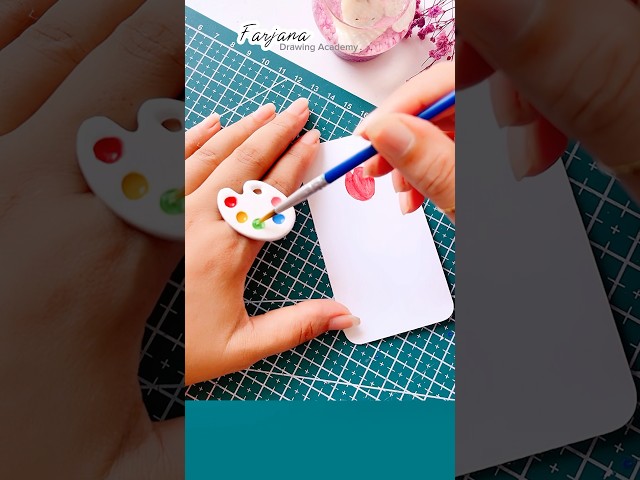 Tiny colour palette Ring / Dozen Clay art #art #painting #diy