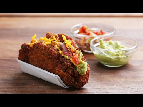 Inside-Out Fried Chicken Tacos