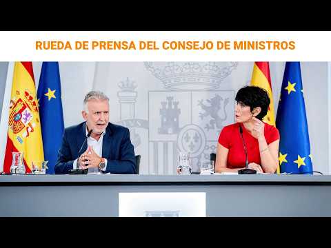 🔴 DIRECTO | Rueda de prensa después del Consejo de Ministros | RTVE Noticias