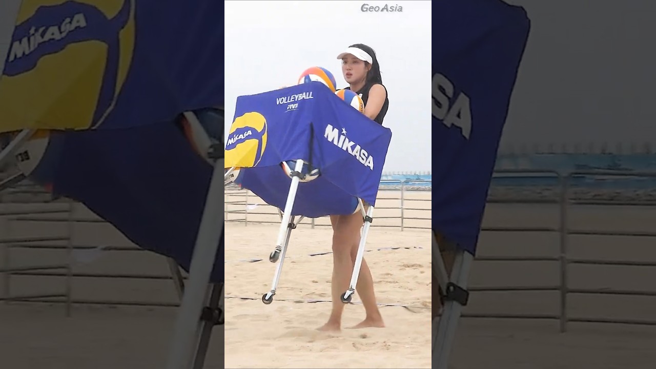 고생이다! 고생!! 열정의 신지은 #신지은 #beachvolleyball #비치발리볼 #sportstar #shorts