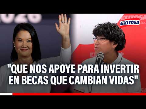 🔴🔵 Jóvenes que buscan Beca Bicentenario hacen llamado a Keiko Fujimori por apoyo