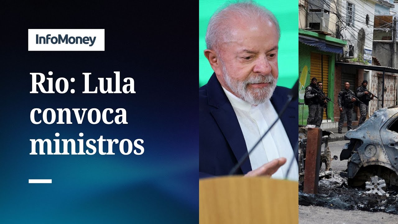 Lula convoca ministros para discutir resposta à crise de segurança no Rio | InfoMoney News
