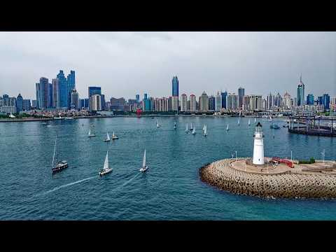 Live: Sail at Qingdao's Olympic Sailing Center in E China