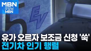 마감됐어요…기름값 요동치자 전기차 보조금 동났다 [굿모닝 MBN]