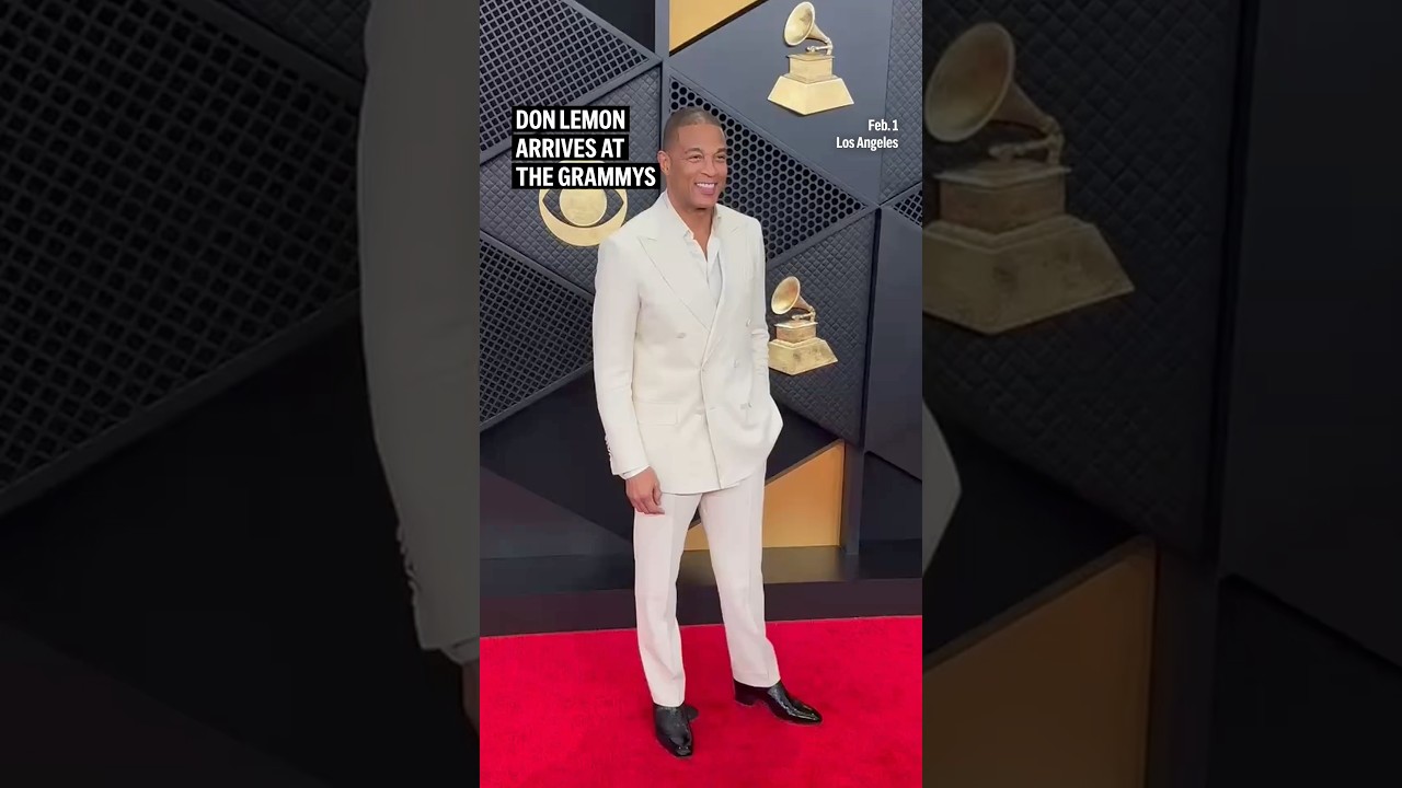 Don Lemon arrives at the Grammys