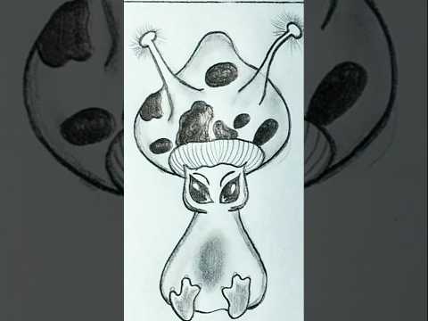 How to draw cartoons/Simple drawing/Easy drawing #art #shorts #short #drawing #biology #science #1m