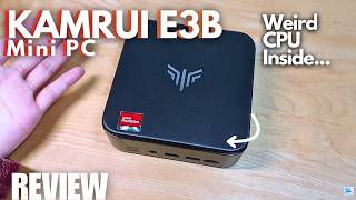 Vid�o-Test : REVIEW: KAMRUI E3B Mini PC - Unexpected CPU Processor Originally for Edge Computing? AMD Ryzen V2748
