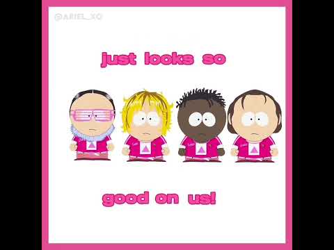 pink just looks so good on us 💝 || #southpark #edit #shorts #pink