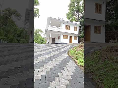 55 cent 2500 sqft വീട് കൃഷി ഭൂമി bus  റൂട്ട് നിന്ന് 250 മീറ്റർ മാത്രം. 2 നീല വീട് #kottayam #villa
