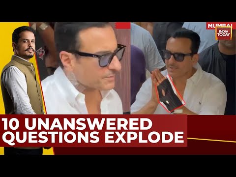 10 Unanswered Questions In Saif Ali Khan Stabbing Case Raise Suspicions | Shiv Aroor's Take