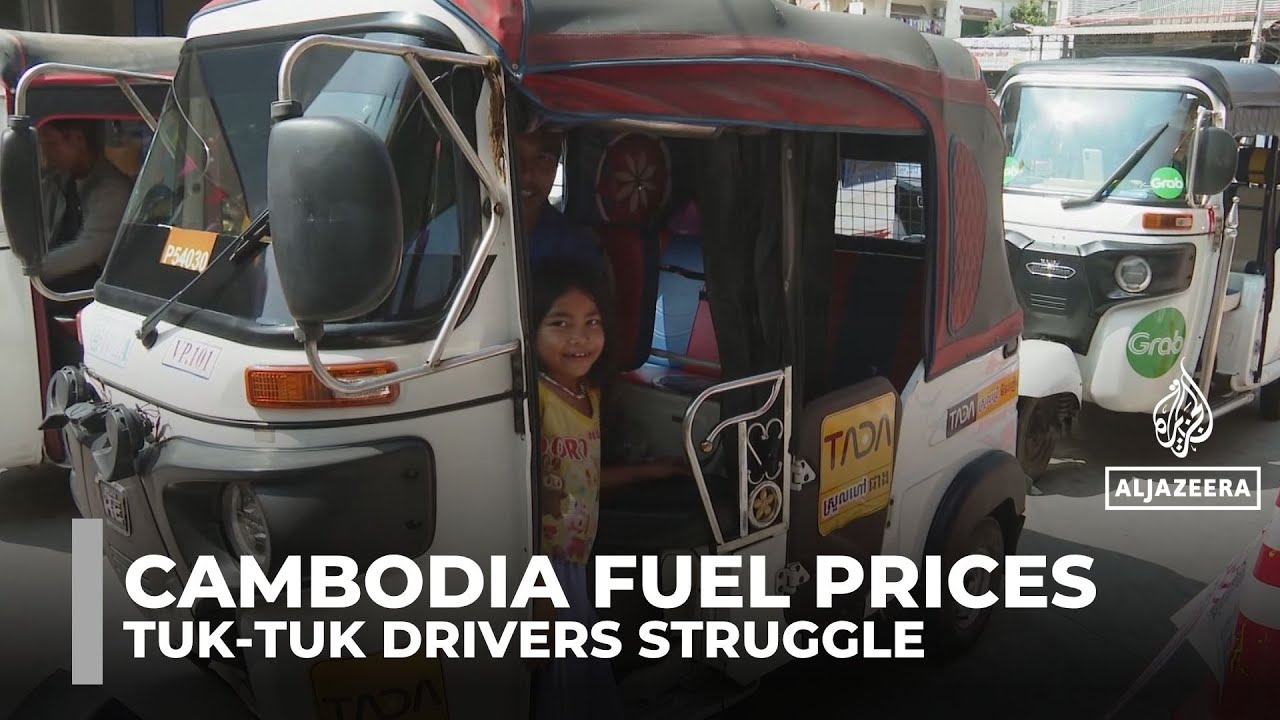 Cambodia's tuk-tuk drivers face fuel shortage and rising prices amid war on Iran