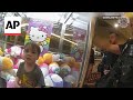 Toddler gets stuck in claw machine in Australian shopping mall