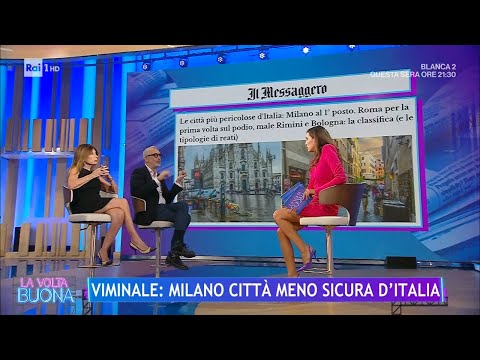 Viminale: Milano città meno sicura d'Italia - La Volta Buona 12/10/2023