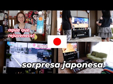 una sorpresa a la japonesa + agua que rejuvenece +algunos cambios en la casa