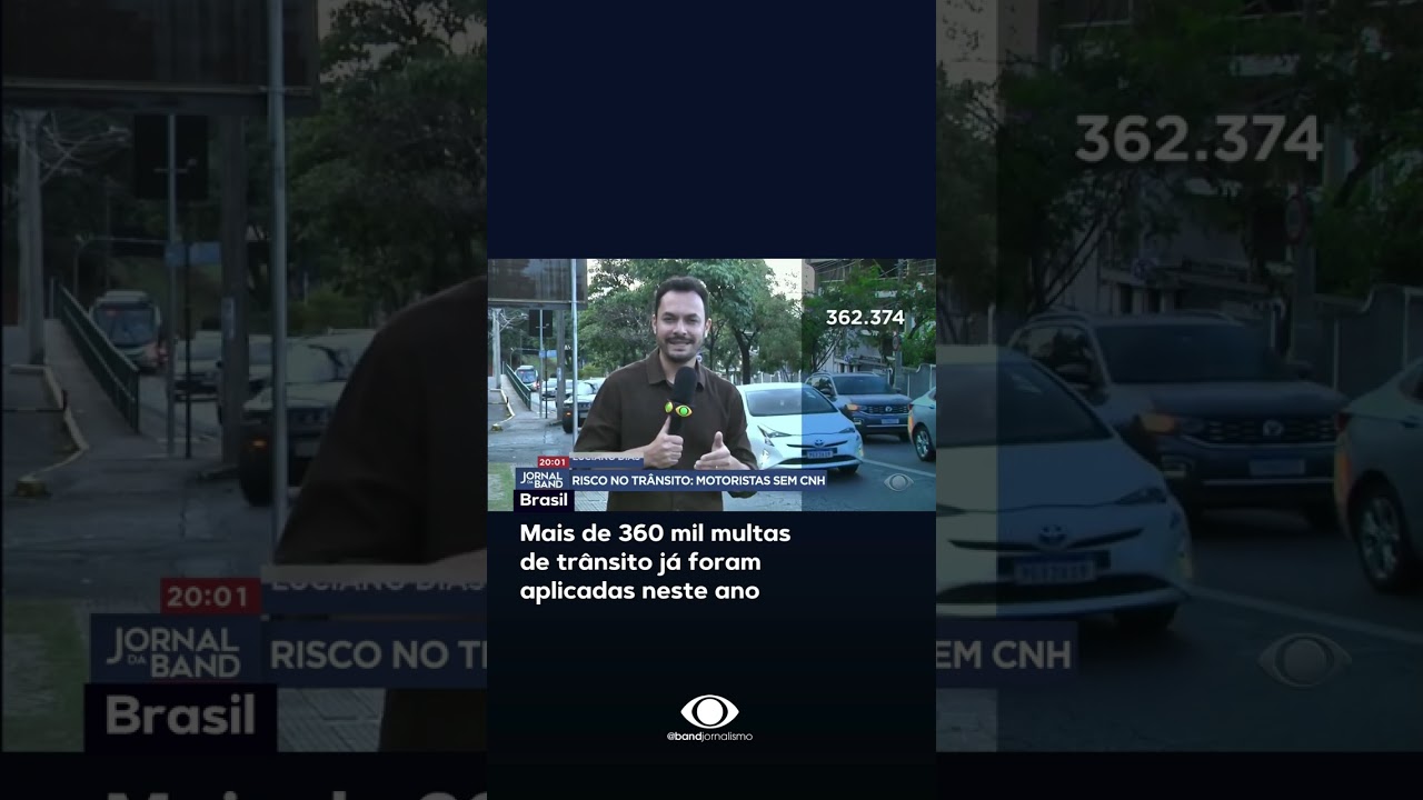 Mais de 360 mil multas  de trânsito já foram  aplicadas neste ano