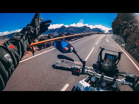 Yamaha Ténéré 700 trip around the Pico Del Teide on Tenerife