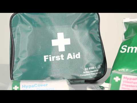 Safety First Aid Travel First Aid Kit British Standard Compliant in Nylon Case
