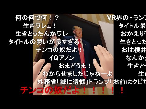 【コメ付き】トランプ大統領を大人の〇〇〇でわからせました！！【President Erect VR】