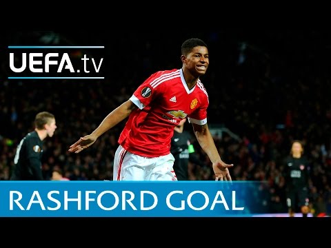 Watch Manchester United hero Rashford score in UEFA Youth League