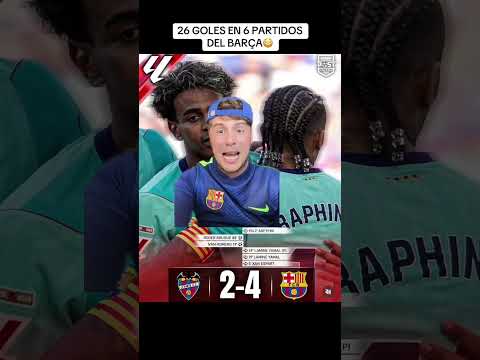 OTRA VICTORIA DEL BARÇA <strong>EN</strong> LIGA Y YA SON 26 GOLES <strong>EN</strong> 6 PARTIDOS😳‼️