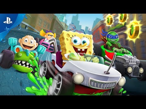 Nickelodeon Kart Racers - Announce Trailer | PS4