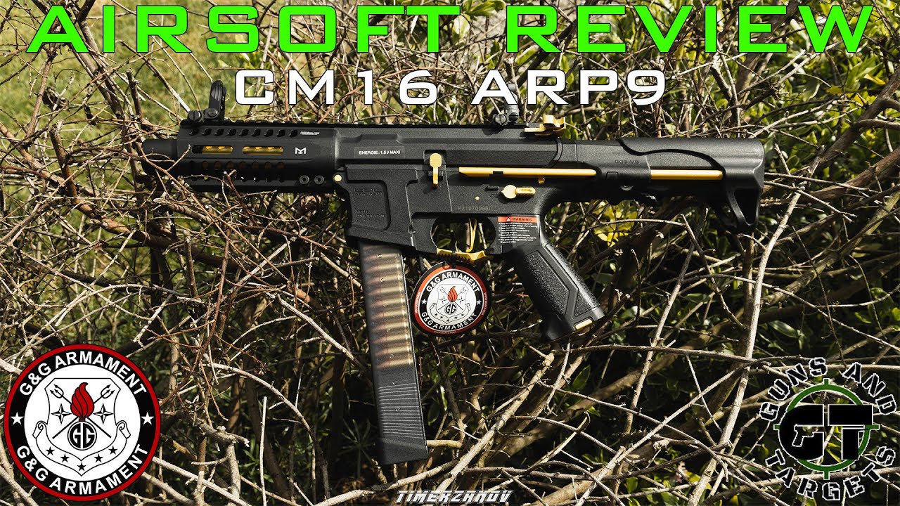 Airsoft Review #153 CM16 ARP9 G&G Armament AEG (GUNS AND TARGETS) [FR]