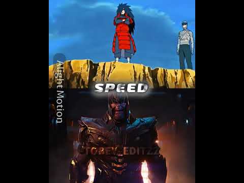 Thanos 🪐 vs Madara 🌌 | Ultimate Clash of Powers!