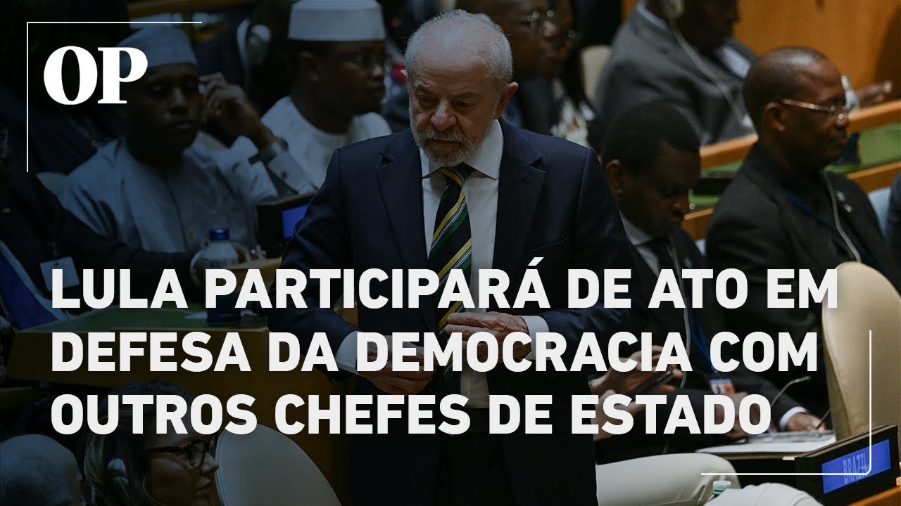 Em Nova York Lula participará de ato em defesa da democracia com outros chefes de estado