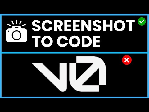 FREE Screenshot To Code Open Source v0.dev Alternative!🤖📸 Build Front End UI With Screenshots!