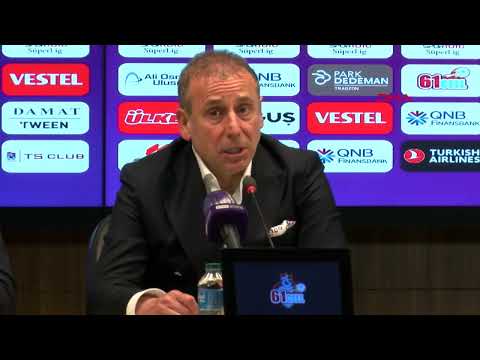 Trabzonspor Teknik Direktörü Abdullah Avcı'nın Açıklamaları