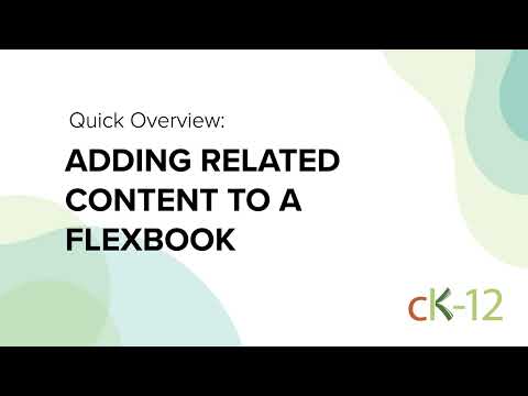 Adding Related Content to a FlexBook®