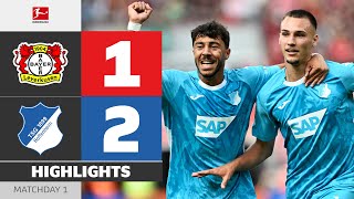 Hoffenheim STUNS Ten Hag Debut! | BAYER 04 LEVERKUSEN — HOFFENHEIM | Highlights | MD 1 – Bundesliga