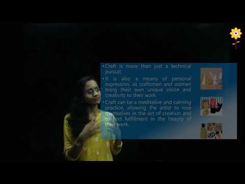 Exploring Craft for Aesthetic Development | B.Ed Audit Courses | Craft | Prof. Shruti Nair | PCER