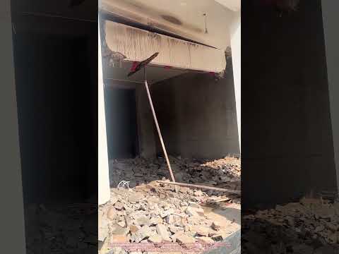 He Knocked Out The Prop, And The Concrete Came Crashing Down