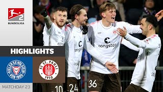 St. Pauli Celebrates In 7-Goal Thriller! | Kiel — St. Pauli | Highlights | MD23 — Bundesliga 2 23/24