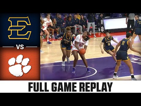East Tennessee State vs. Clemson Full Game Replay | 2023-24 ACC Women’s Basketball
