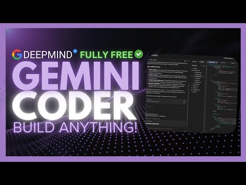 NEW Gemini Coder: Powerful Coding Agent Can Generate Beautiful UIs & Build ANYTHING! FULLY FREE!