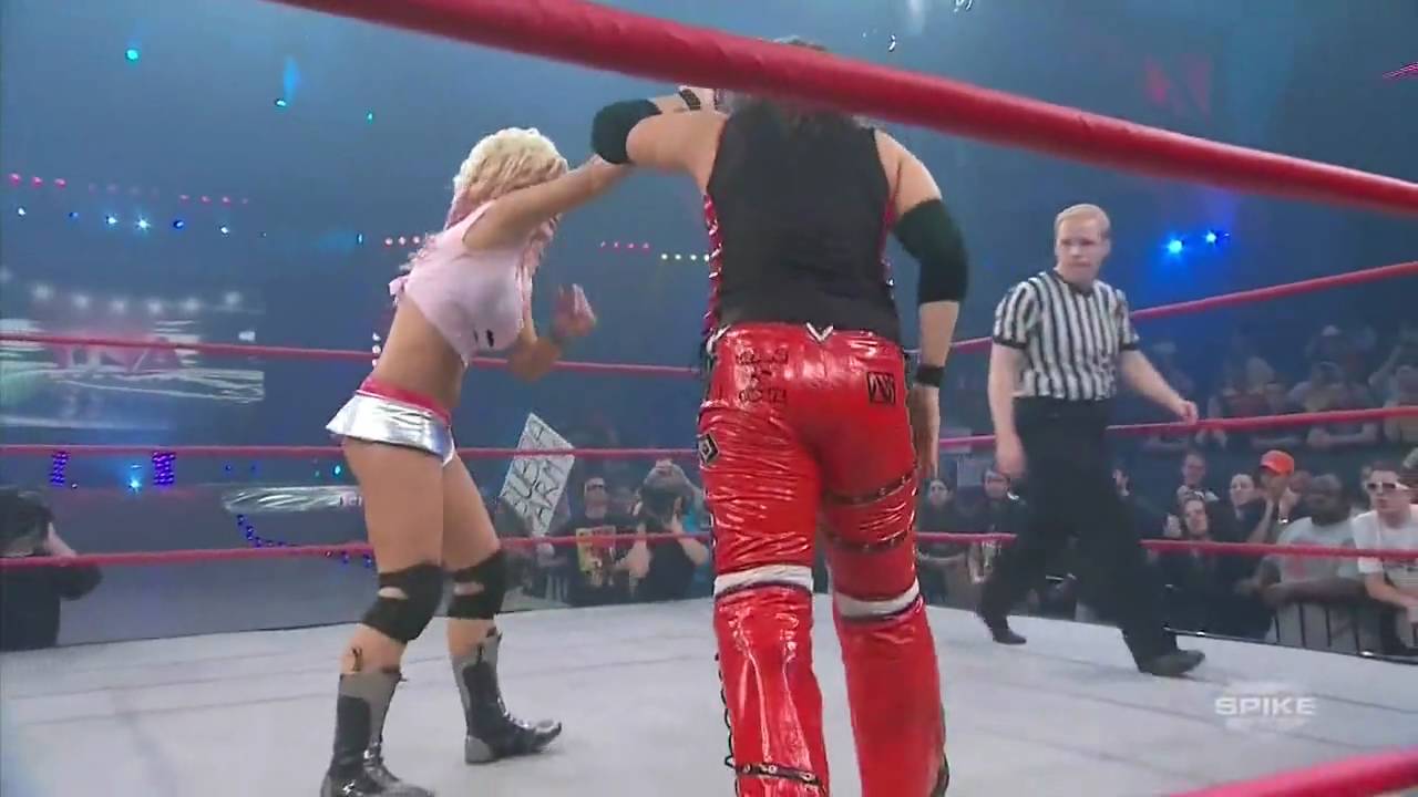 TNA Impact 01.28.10.The Beautiful People.vs Awesome Kong & Hamada ...