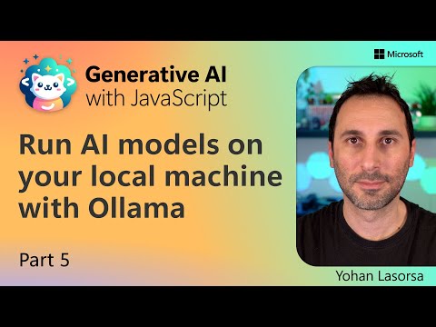 Run AI models on your local machine with Ollama [Pt 5]