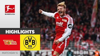 Union Shocks BVB! | Union Berlin — Borussia Dortmund 2-1 | Highlights | Matchday 6 – Bundesliga