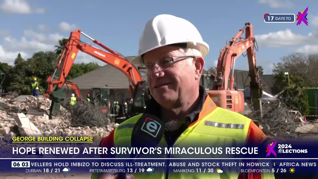 George building collapse | Hope renewed after survivor rescued