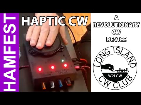 LICW CW Haptic Device #hamcation 2024