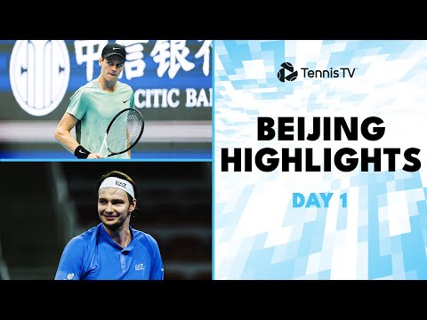 Sinner Battles Jarry; Bublik, Sonego & Lehecka All Play | Beijing 2024 Highlights Day 1