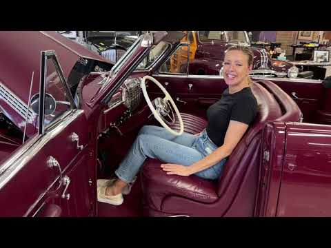 video 1941 Cadillac Series 62 Convertible Sedan