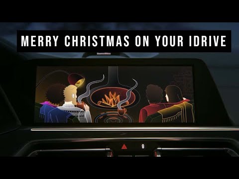 BMW sends holiday greetings through the iDrive system