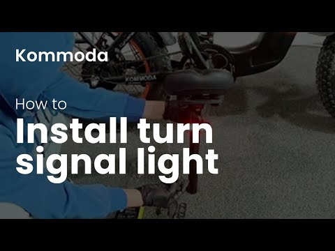 Quick Tips- How to Install turn signal  light#cyrusher #howto