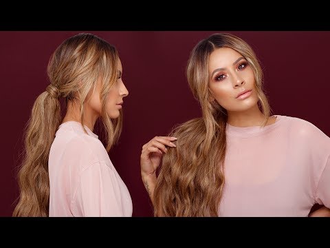 HOW TO: LONG MESSY PONYTAIL | DESI PERKINS