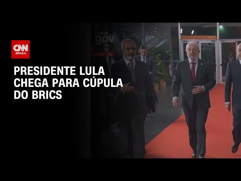 ​Presidente Lula chega para Cúpula do Brics | AGORA CNN