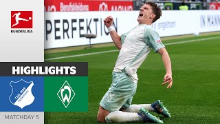 MADNESS! 7-Goal Spectacle! | TSG Hoffenheim — SV Werder Bremen 3-4 | Highlights | MD5 Bundesliga